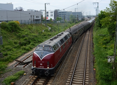 Abfahrt der V 200 003 von Rheine Abfahrt der V 200 003 von Rheine