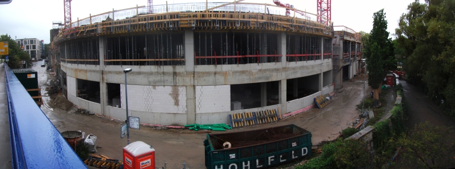 Baustelle der Emsgalerie