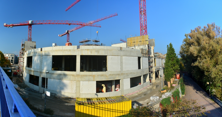 Baustelle der Emsgalerie